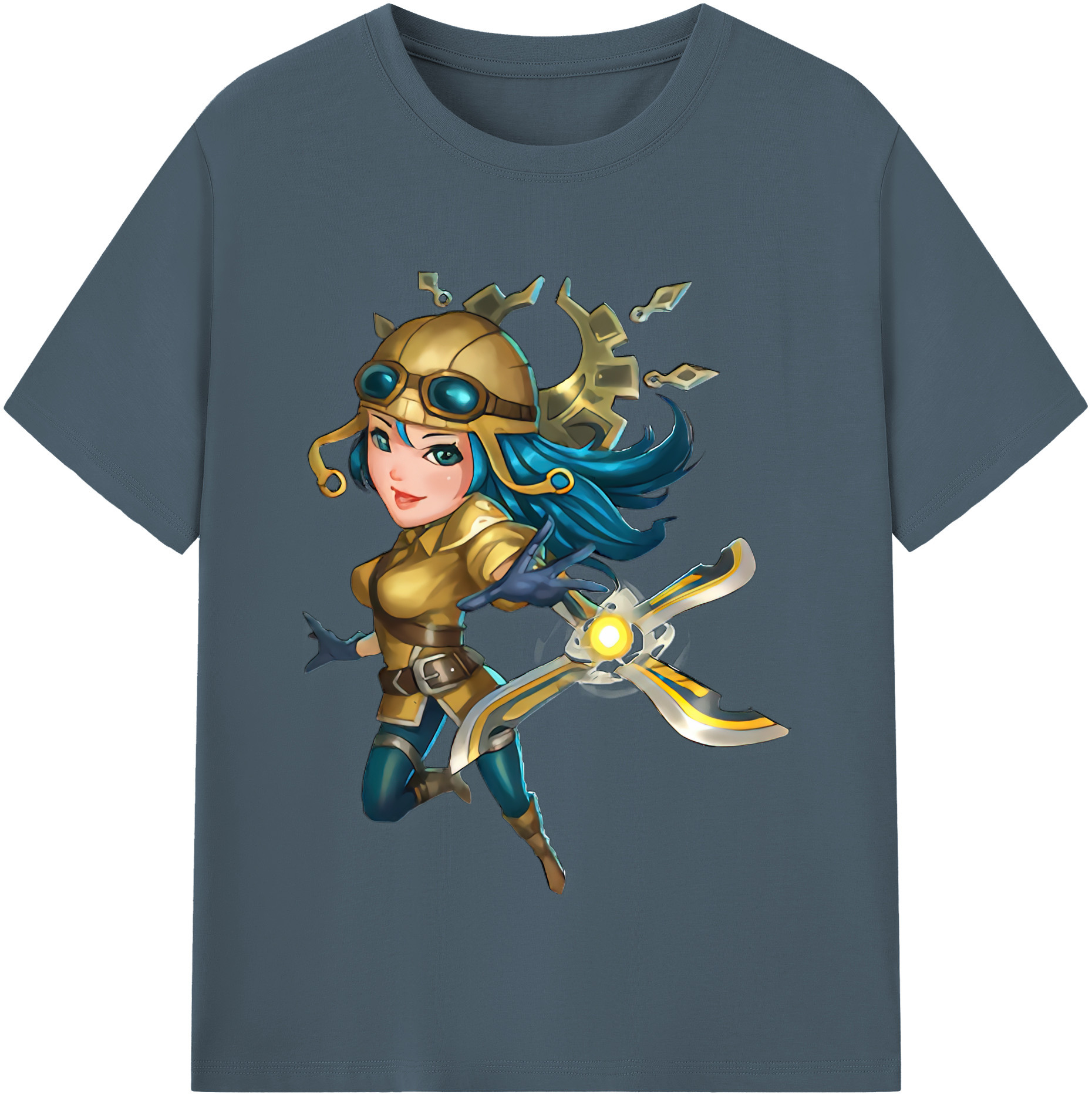 リーグ・オブ・レジェンド League of Legends LOL 綿100％半袖Tシャツ（フロントプリント）